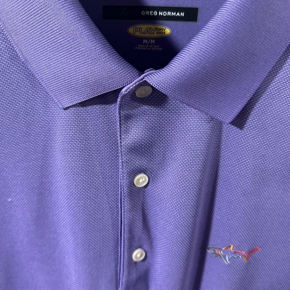 Men's Purple Greg Norman Collection Golf Polo Shirt Size Medium - Picture 2 of 5